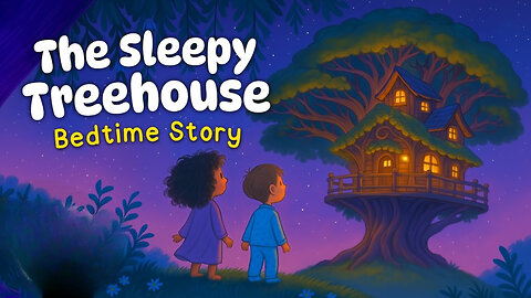 The Sleepy Treehouse 🌳💤 A Cozy Bedtime Story for Kids 🌙✨