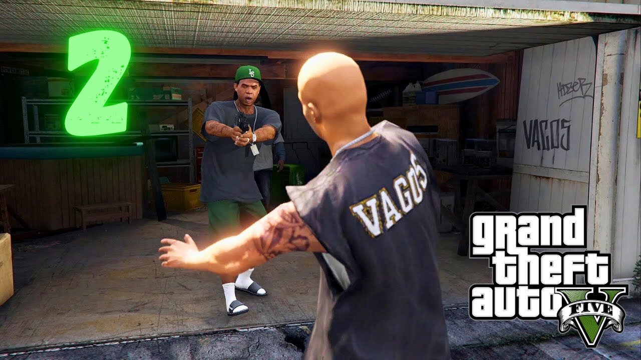 GRAND THEFT AUTO 5: An Epic Repossession, Chop Gameplay Part 2