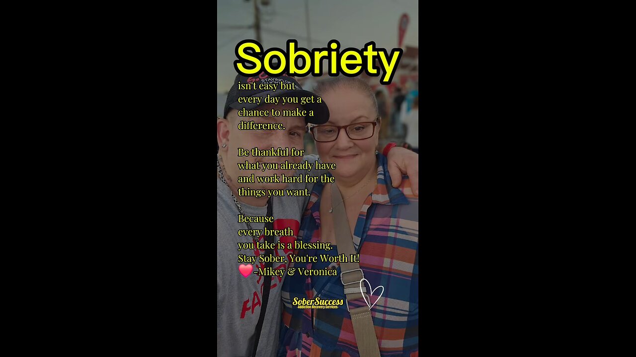 Stay Sober, You Are WORTHY Of A Sober & Successful Life💛 #SoberCoach #Motivational