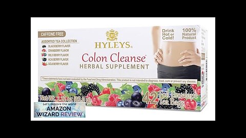 Hyleys Colon Cleanse Tea Assorted Flavors 42 Tea Bags (1 Pack) Review