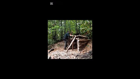 Building the ULTIMATE Survival Shelter 🌲 | Warm Fireplace & ASMR Vibes