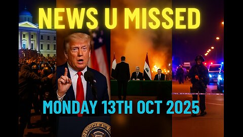 NEWS U MISSED WITH PAUL BROOKER & DREW DEMI MONDAY 13TH OCT 2025