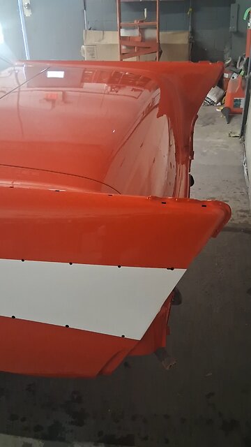 car i painted last night at work 1957 chevy belair