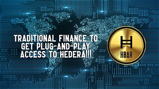 Traditional Finance To Get Plug-And-Play Access To Hedera!!!