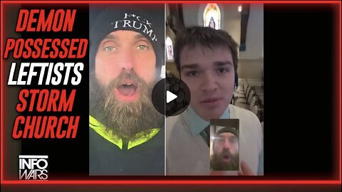 Demon Possessed Leftists Storm Church After Don Lemon Falsely Accuses Church Of Working With ICE
