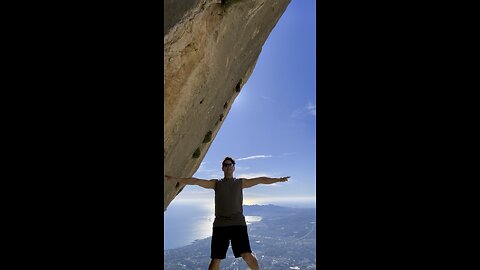 Siu Nim Tao inside the cave/cove at Serra Bernia! #yeshua #jesus #wingchun #kungfu #martialarts