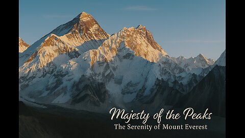 Majesty of the Peaks | The Serenity of Mount Everest 🏔️✨