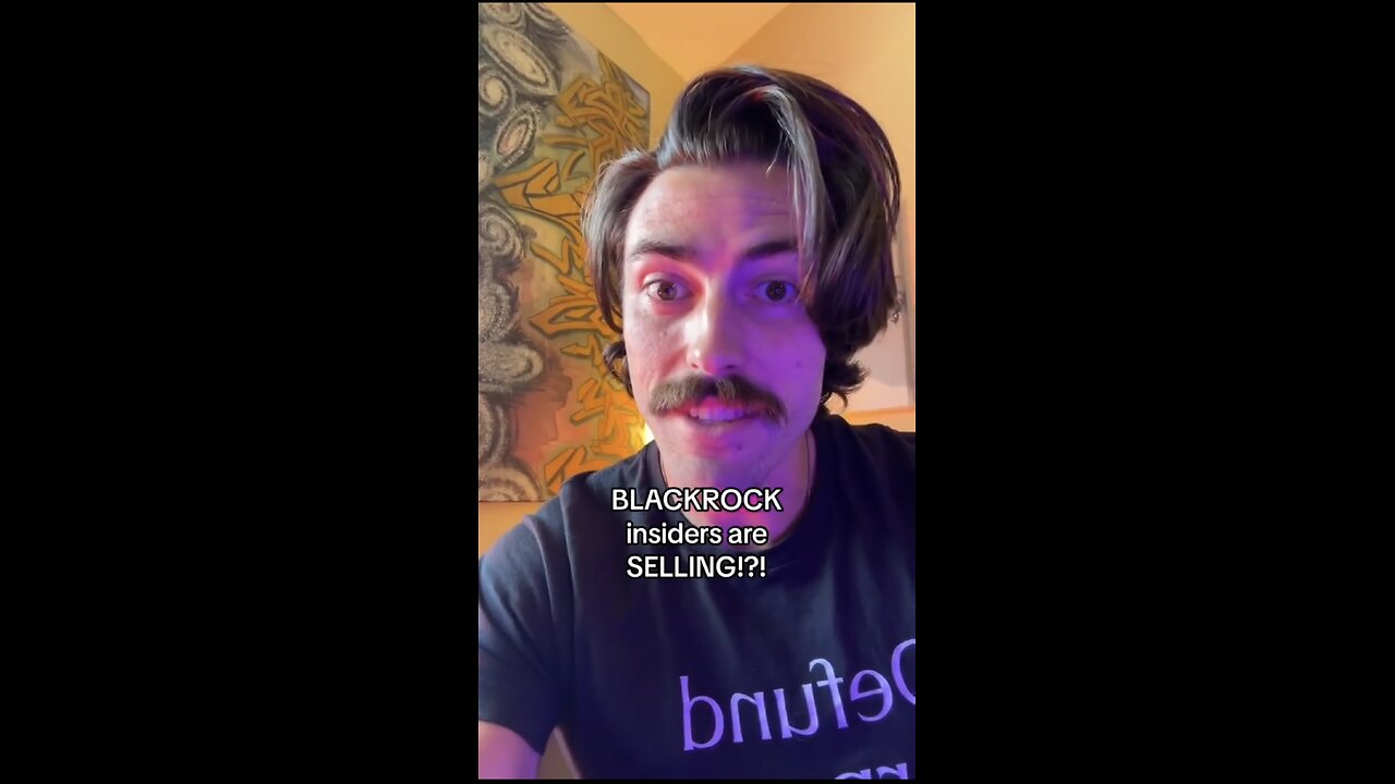Ian Carroll ~ BLACKROCK insiders are SELLING!?!