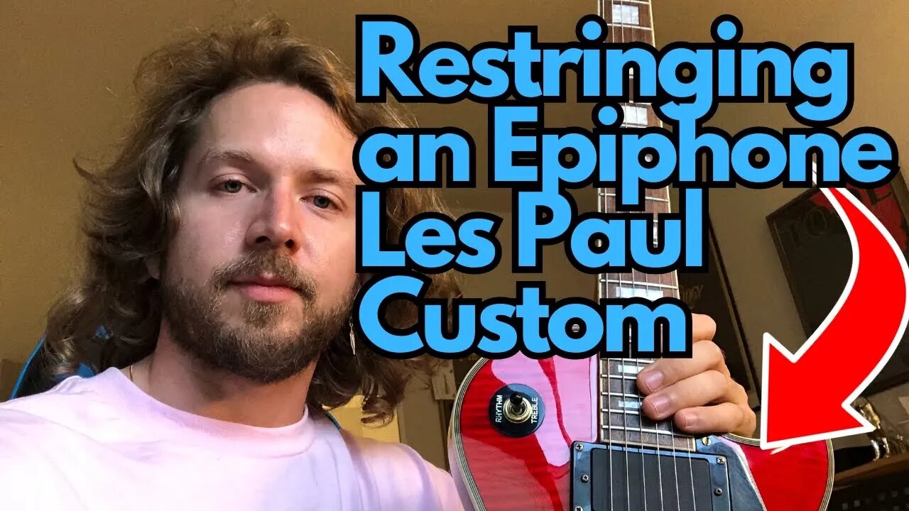 How to Restring and Clean An Epiphone Les Paul Custom