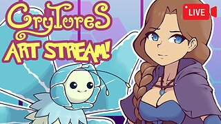 Vtuber Draws Fake Pokemon | Crytures TTRPG