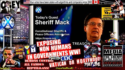 Sheriff Mack - The [DS] One World Gov Is Over, Trump Is Shifting Us Back To The Constitution