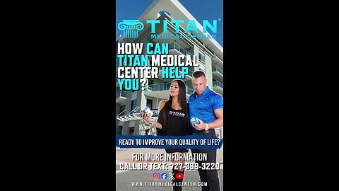 Do you want to know how #TitanMedical Center can help you!