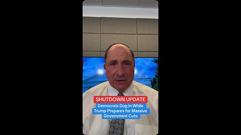 Government Shutdown Day 3: Democrats Dug In While Trump Prepares for Massive Cuts 