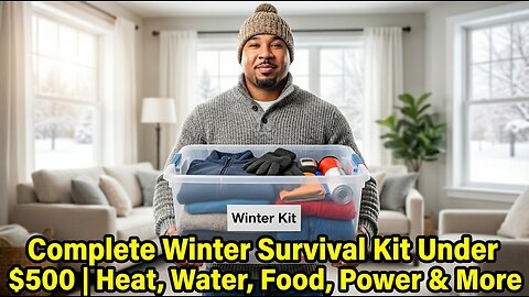 Winter Blackout Survival Kit under $500 | Essential vs. Useless