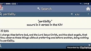 Not rebuking , reproving , going along to get along , partiality is NOT OF THE ELECT ! - GMS