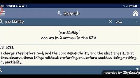 Not rebuking , reproving , going along to get along , partiality is NOT OF THE ELECT ! - GMS