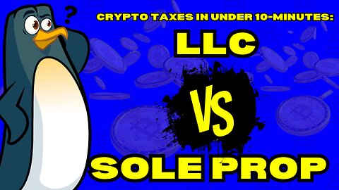 💰 LLC or Sole Proprietor? Simple Crypto Tax Tips for 2024!