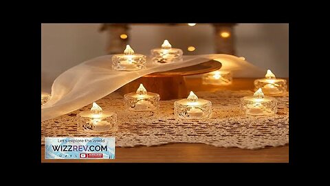 12pcs LED Tea Lights Realistic and Bright Flickering Holiday Gift Flameless Battery Review