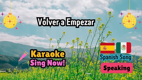 Spanish Karaoke Music Challenge. Fun