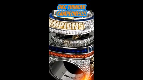 La Sortija De Campoenato De Los OKC Thunder Esta a Otro Nivel!