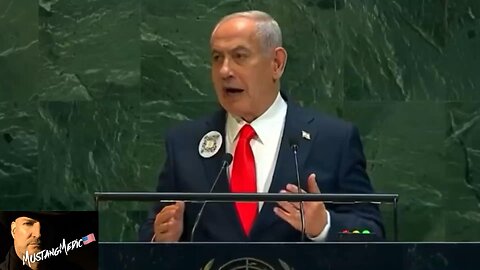 BREAKING NEWS:📣 Israeli Prime Minister Benjamin Netanyahu addresses the UN with a pop quiz.