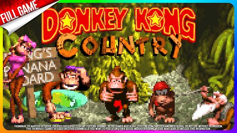 Donkey Kong Country (SNES - US) Longplay (101%)