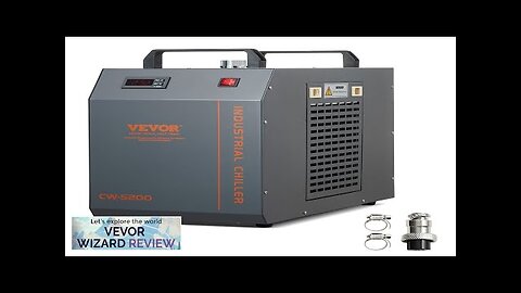 VEVOR Industrial Water Chiller CW-5200 Industrial Water Cooler Cooling System Review