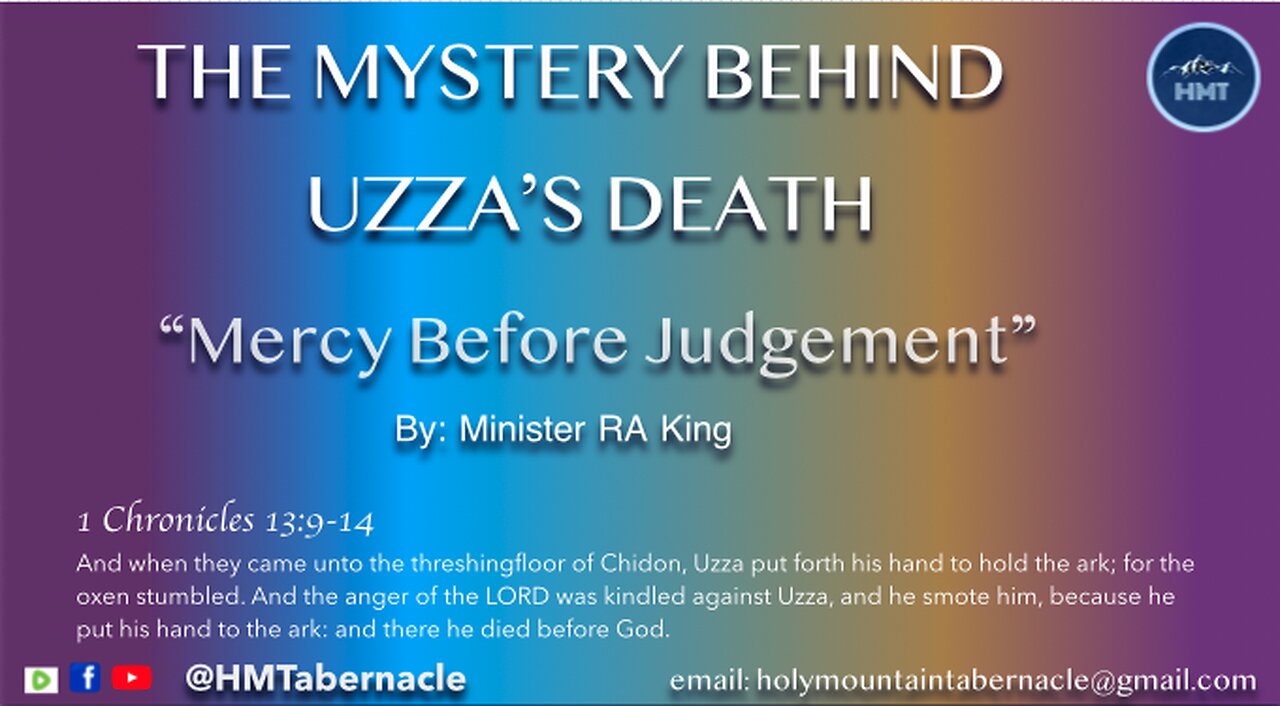 The Mystery Behind Uzza's Death