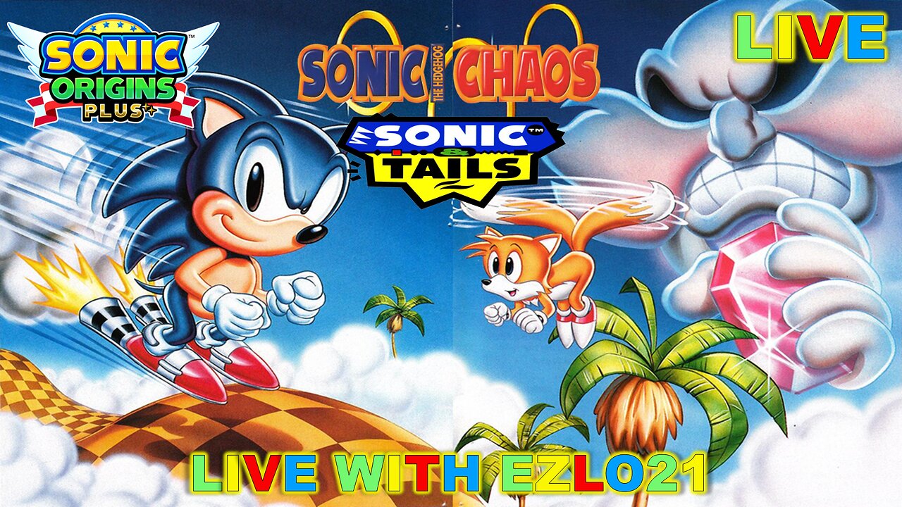 Sonic Chaos (Game Gear) - Revisited in Sonic Origins Plus! | Live With EZLO21