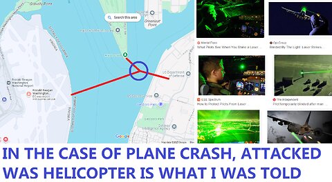 A US GOVERNMENT TERRORIST LASER ATTACK ON HELICOPTER WAS DETRIMENTAL IN PLANE CRASH INCIDENT