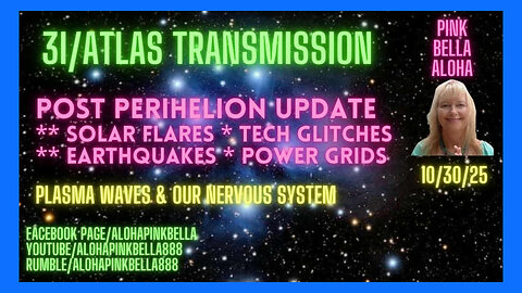 3I/ATLAS Transmission 🌌 Solar Storms & Planetary Power Glitches🌎 Post-Perihelion Mission Update
