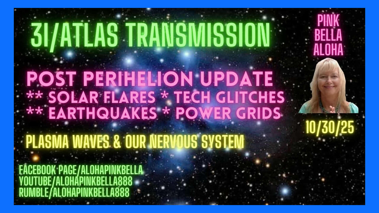 3I/ATLAS Transmission 🌌 Solar Storms & Planetary Power Glitches🌎 Post-Perihelion Mission Update