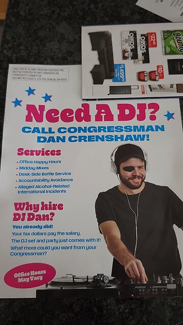 can't stop laughing. They did this mailing