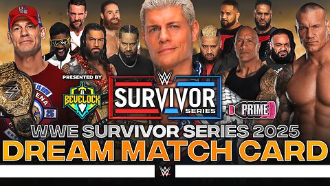 WWE Survivor Series 2025 - Dream Match Card [v2] | Bevelock