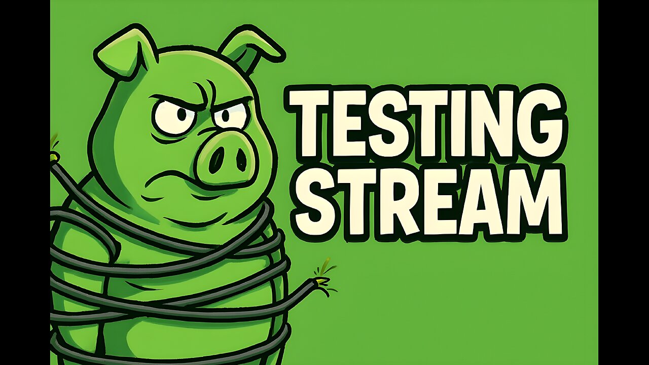 Piggy Partner is Running a test stream (Road to 600 Followers)
