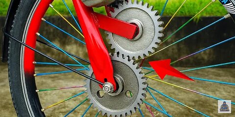 Great idea! A chainless bicycle motor that will blow