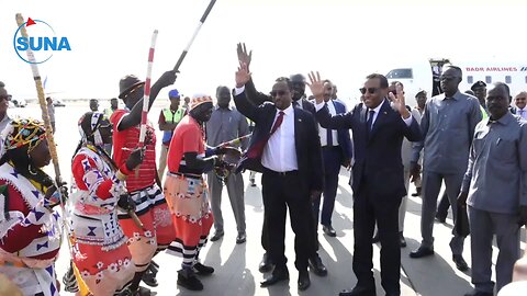 Prime Minister Dr. Kamil Idris arrives from New York