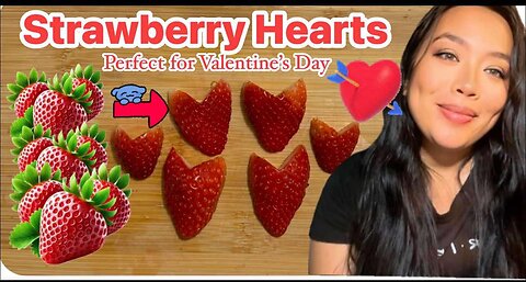 Strawberry Hearts Perfect for Valentine’s Day