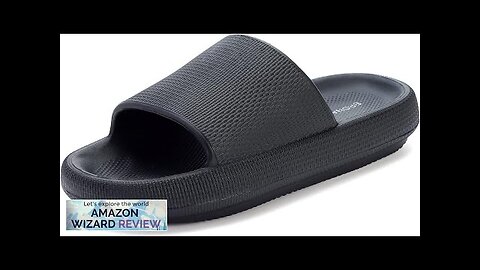 BRONAX Pillow Slippers for Women and Men | House Slides Shower Sandals Review