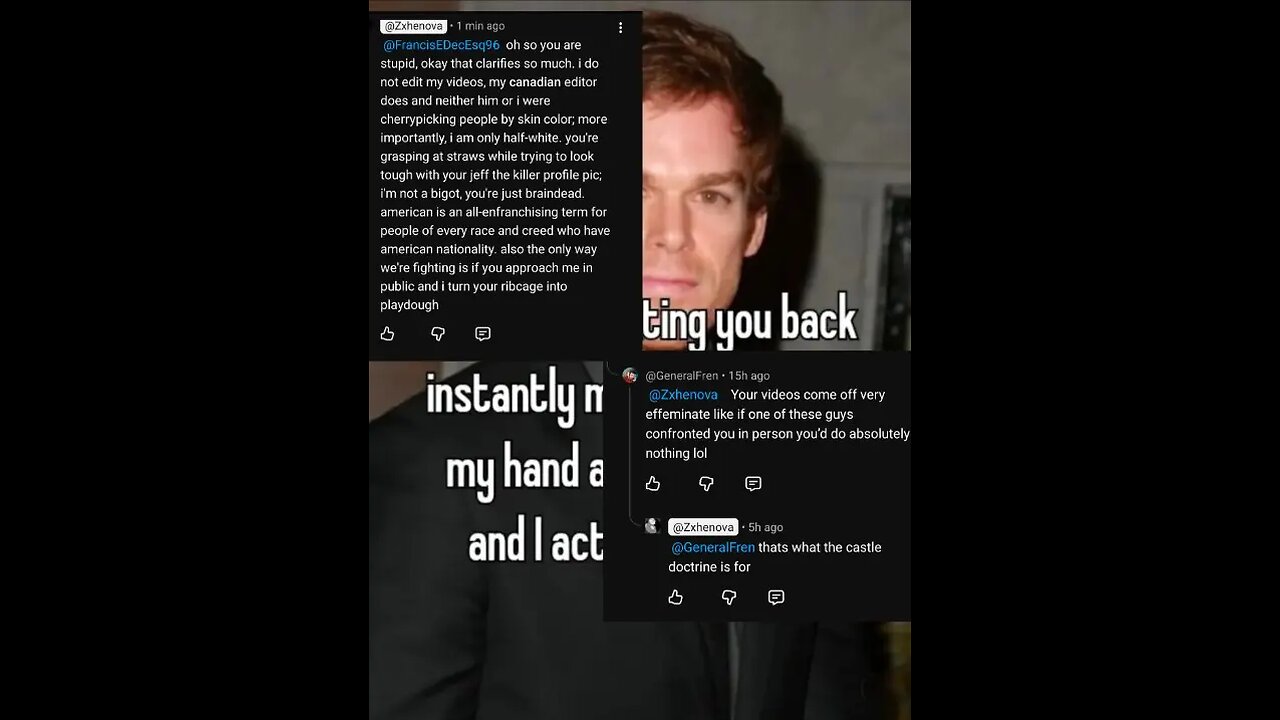 UHM ACTUALLY CASTLE DOCTRINE DOES NOT MEAN YOU CAN PRE MEDITATE UNALVING ION THE STREETS BUD