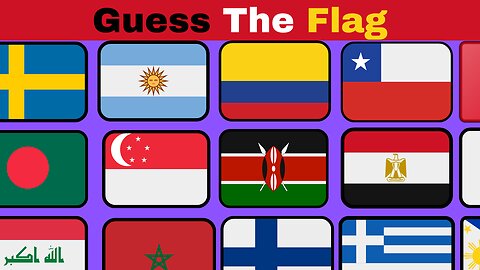 "Can You Guess the Country by Its Flag? 🌍🚩 | Flag Quiz Challenge!"