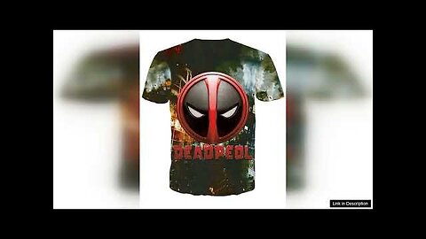 Deadpool Chibi Style Figure Full Print Cool Theme T-Shirt Review