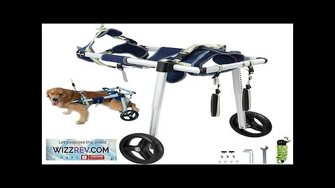 VEVOR 2 Wheels Dog Wheelchair for Back Legs Pet Wheelchair Lightweight Review