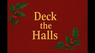 Deck the Halls | Karaoke Bilingüe Inglés–Español + Lectura y Partitura en Vivo