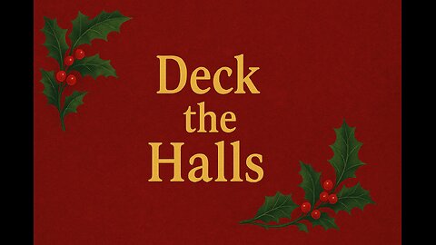 Deck the Halls | Karaoke Bilingüe Inglés–Español + Lectura y Partitura en Vivo