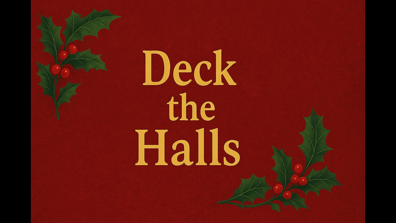 Deck the Halls | Karaoke Bilingüe Inglés–Español + Lectura y Partitura en Vivo
