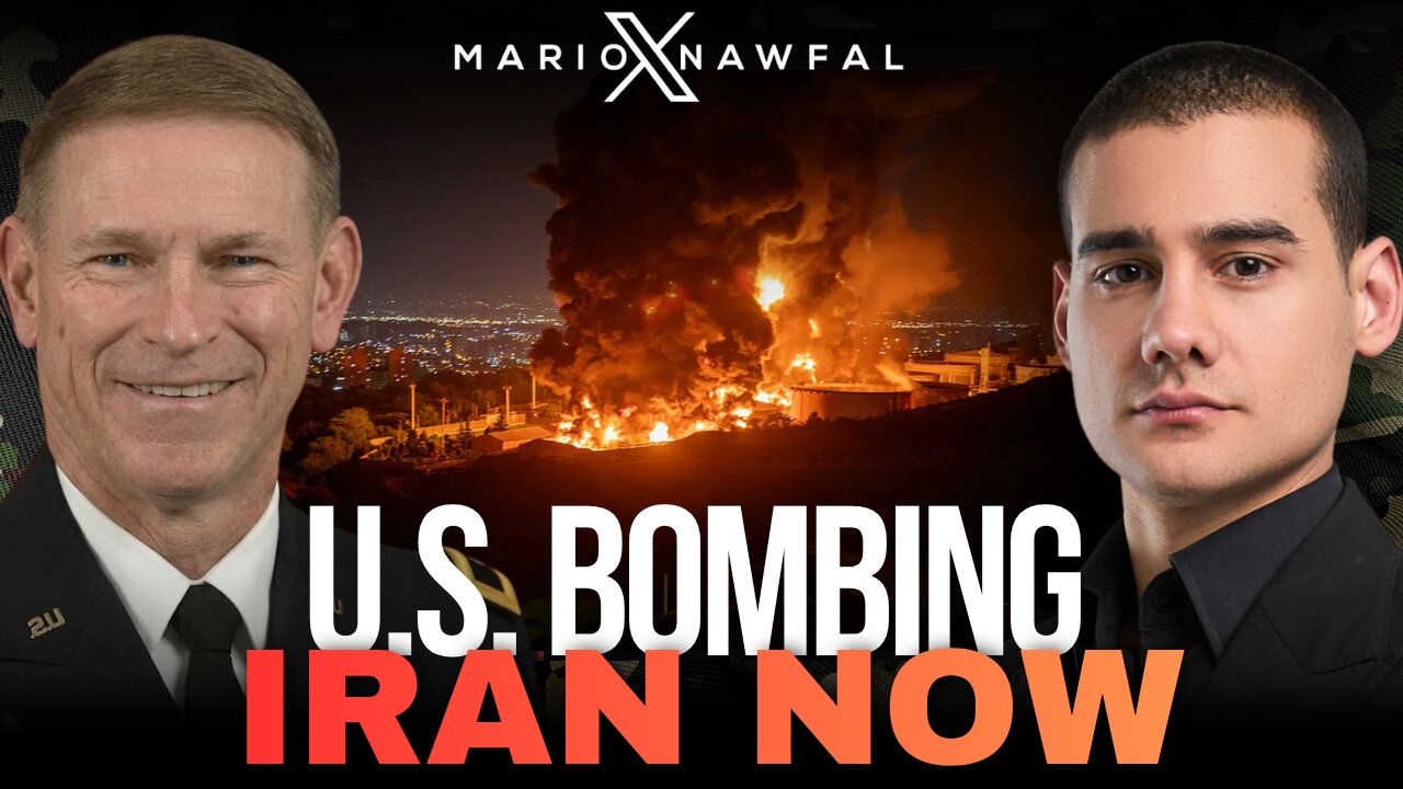 BREAKING: EXPLOSIONS IN TEHRAN AS U.S. BOMBS IRAN - w/ General Randy Manner