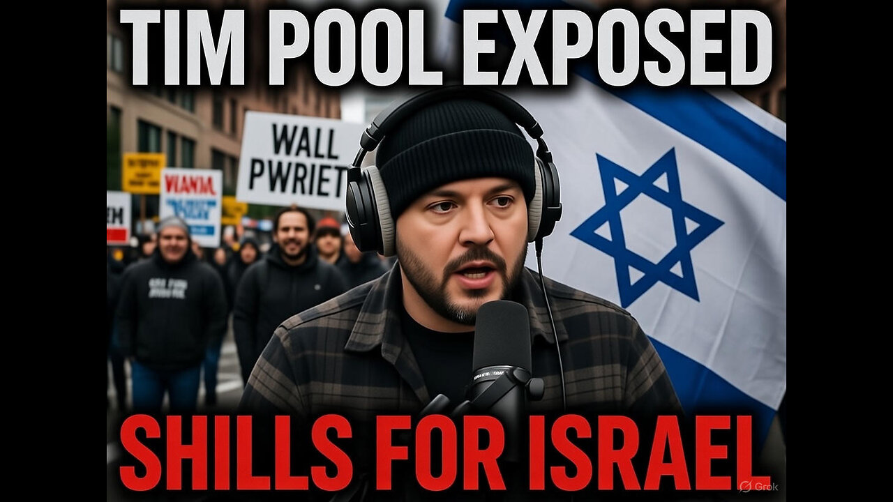 PROOF TIM POOL SHILLS FOR ISRAEL COMPILATION + BEANIE REVEAL |PLEDGE LIGHT🪬👁