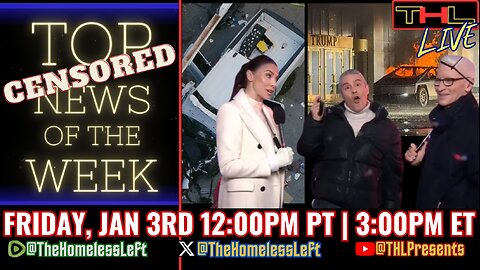 Top CENSORED News of the Week LIVE | Friday, Jan 3rd 12:00pm PST