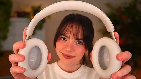 ASMR with Noise Suppression Headphones (muffled, for overstimulation, low light, quiet)